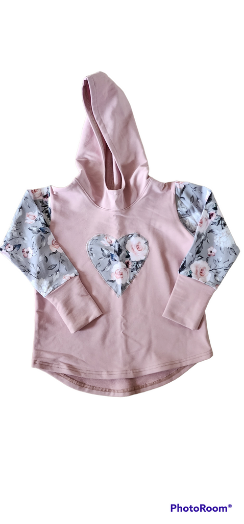 Pink Heart Hoody