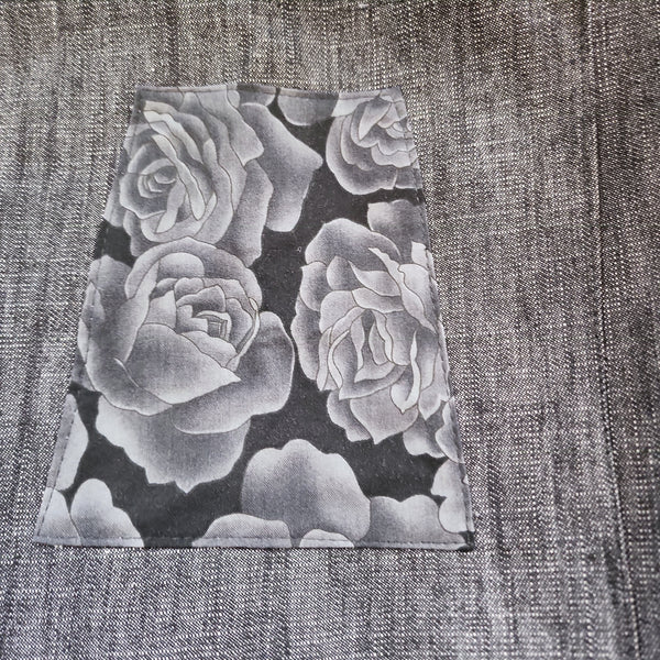 Pocket Washed Black  Long Shorts - knee lenght