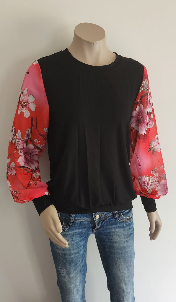 Romance Top Red