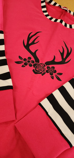 Hot Pink French Terry Top