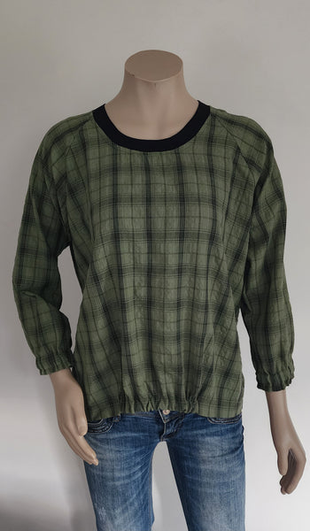 Green Check  Rosella Tops