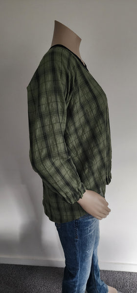 Green Check  Rosella Tops