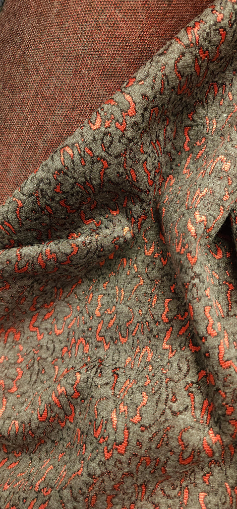 Red Charcoal Fabric