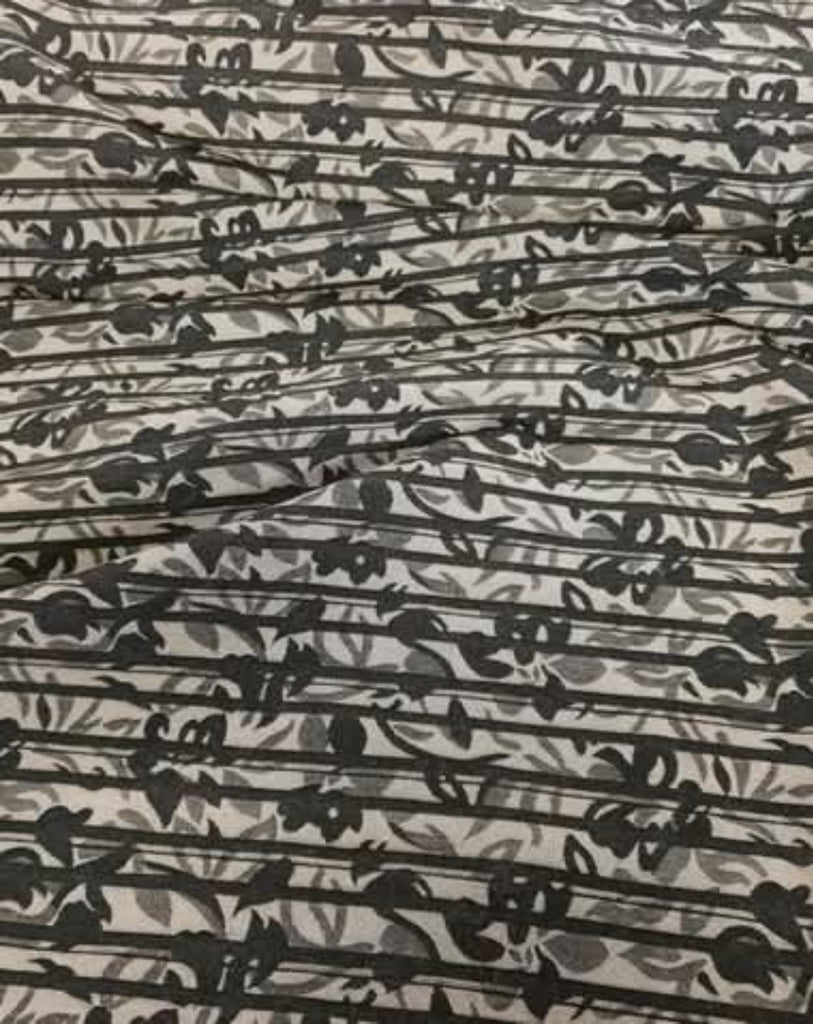 Taupe Black Fabric