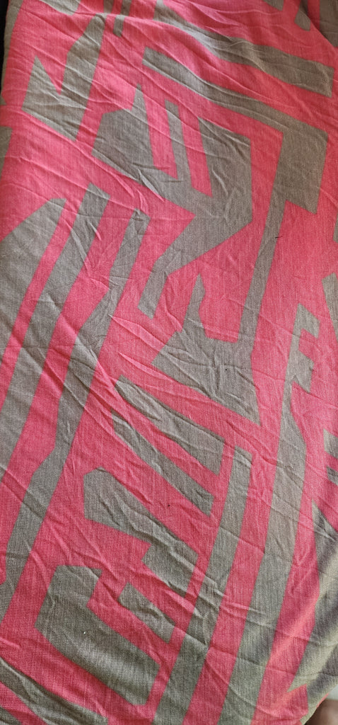 Pink Rayon Knit  Fabric