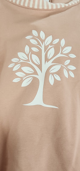 Blush Heart Batwing Top