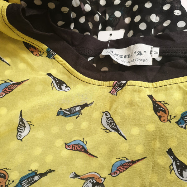 Yellow Bird Spotty Top