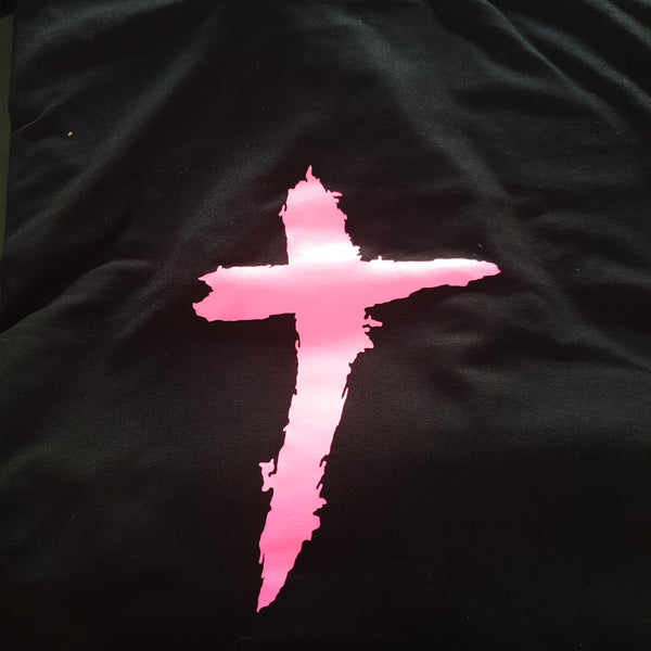 Black with Pink  Print