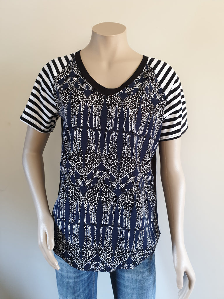 Giraffe Stripe Top