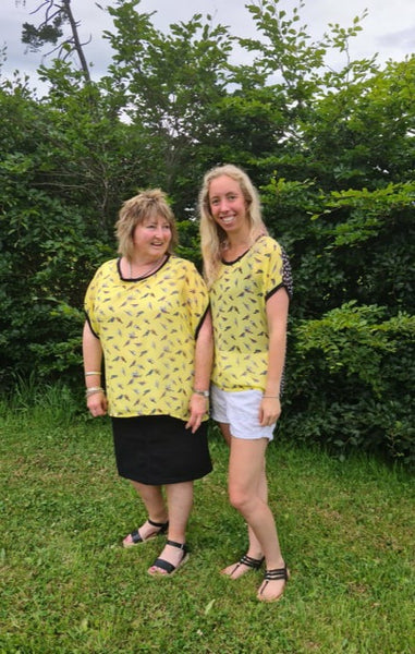 Yellow Bird Spotty Top