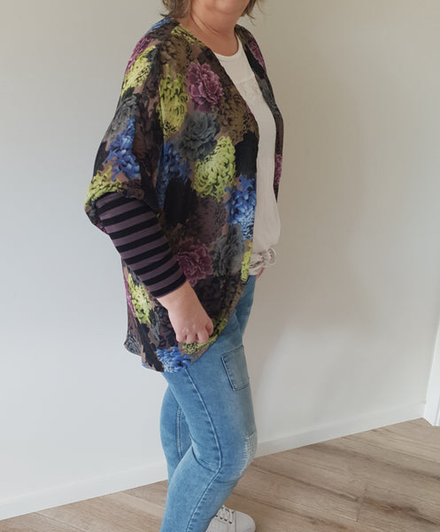 Floral Chiffon Kimono