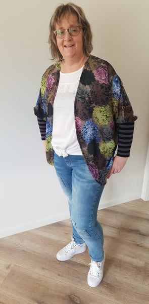 Floral Chiffon Kimono