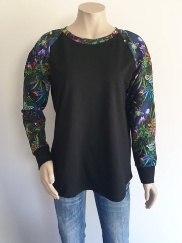 Midnight  Floral Sweatshirt