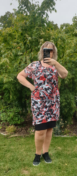 Red Ribbon Dress