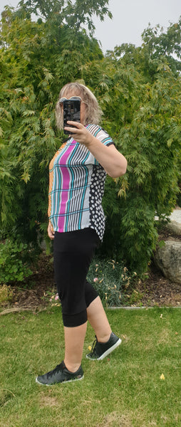 Multi Colour Spot Back Top