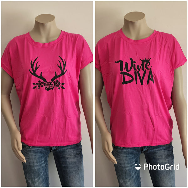 Hot Pink Slouchy Tee