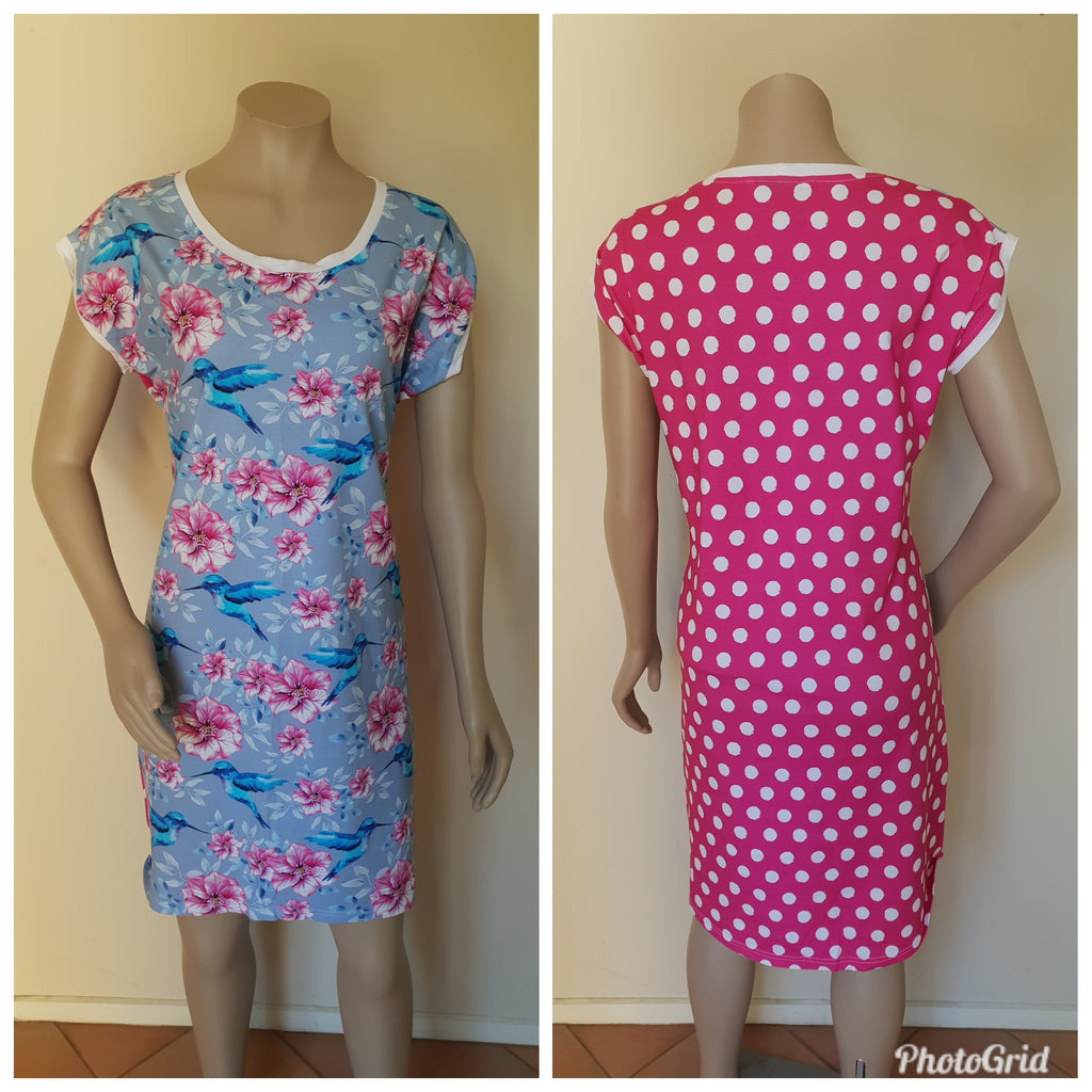 Blue Bird Spot Dress