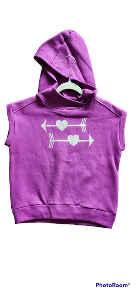 Sleeveless Fleece Hoody