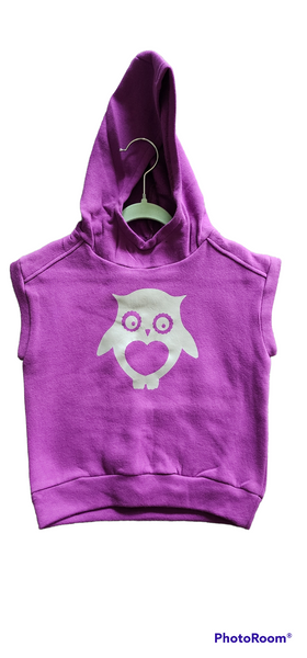 Sleeveless Fleece Hoody