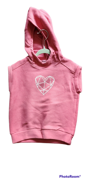 Sleeveless Fleece Hoody